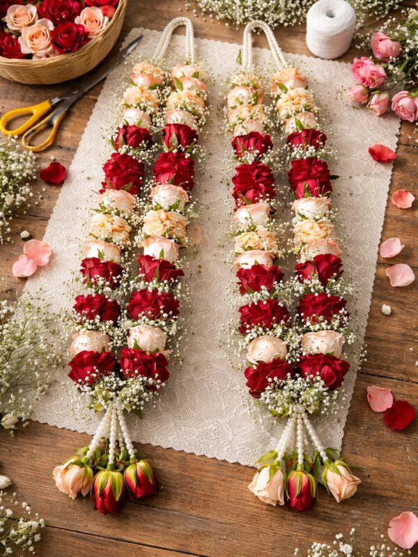 ✨ Beautiful Handmade Wedding Varmala - Jaimala – Now Available in Guwahati ✨Fresh, elegant and c