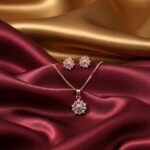 Necklace for Women and girls  Chain with Elegant Pendant | Stylish & Trendy Everyday Wear Jewelry (Rose gold)