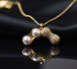 Necklace for Women and girls  Chain with Elegant Pendant | Stylish & Trendy Everyday Wear Jewelry ( Golden) - Image 2